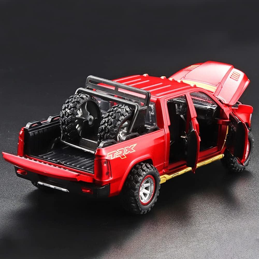 Camioneta RAM 1500 Escala 1:32 Metal Rojo con Sonido