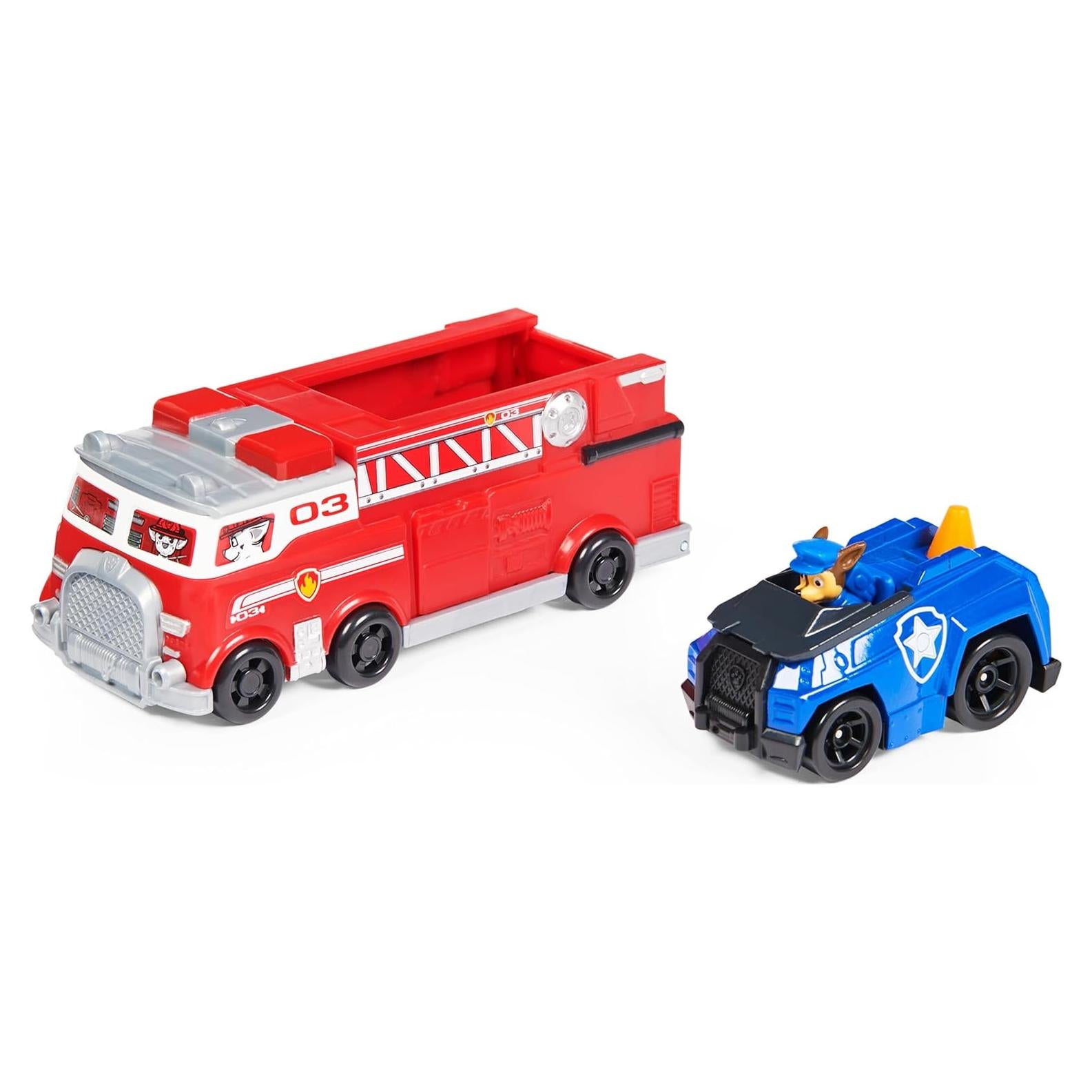 Camión de Bomberos True Metal PAW Patrol con Chase 1:55