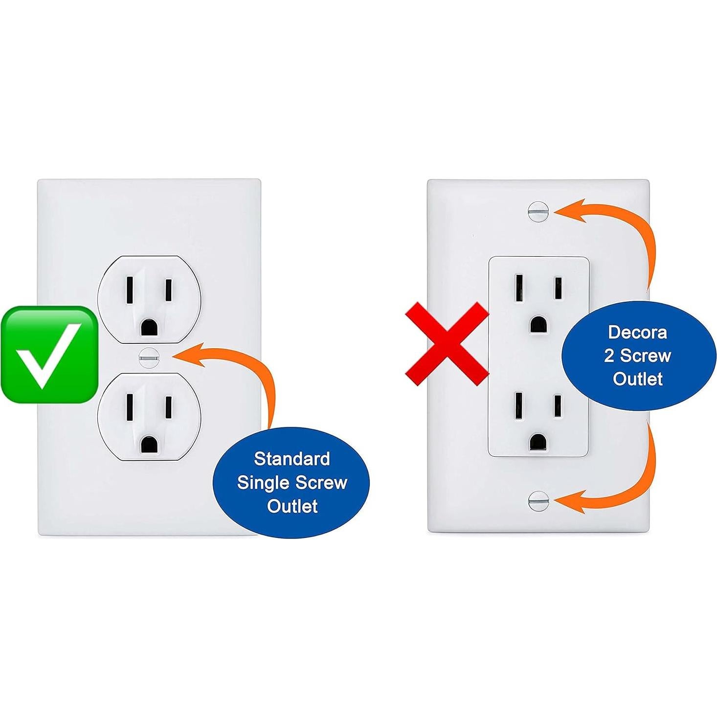 Cubiertas de Enchufe Automáticas Safety Innovations - 6 Unidades - Blanco