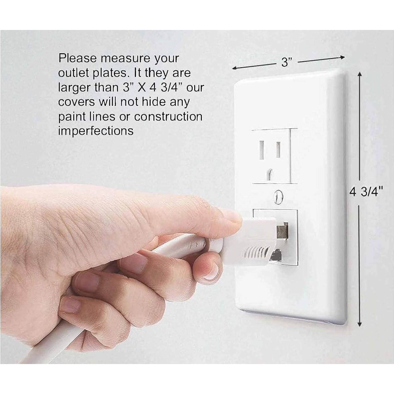 Cubiertas de Enchufe Automáticas Safety Innovations - 6 Unidades - Blanco