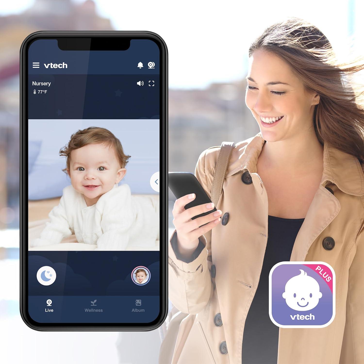 Monitor de Bebé VTech VM901 1080p con Pantalla 5"