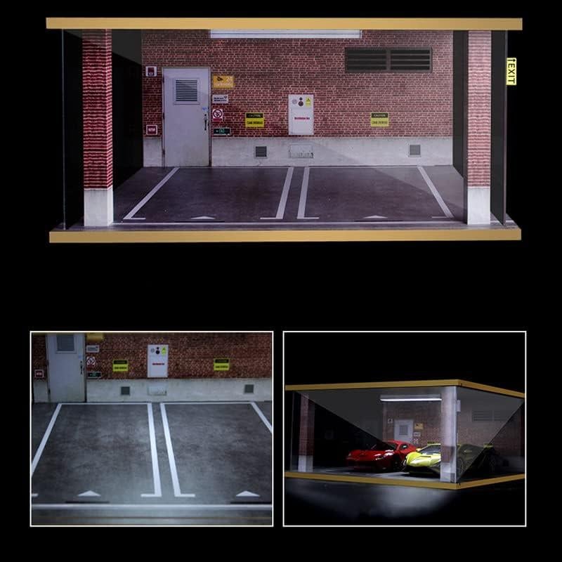 Estuche de exhibición Bivitre 1:18 con LED y acrílico 2 coches