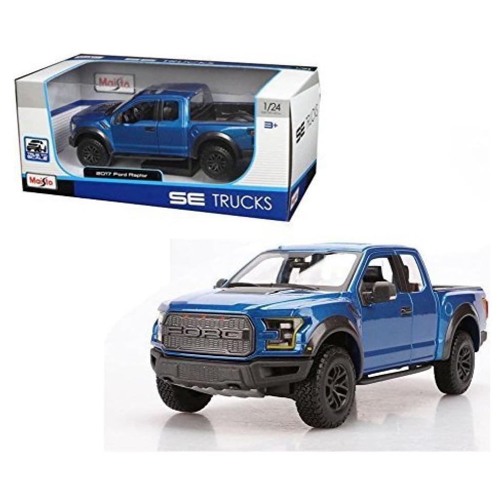 Maisto 1:24 Ford Raptor 2017 Diecast Azul - Edición Especial