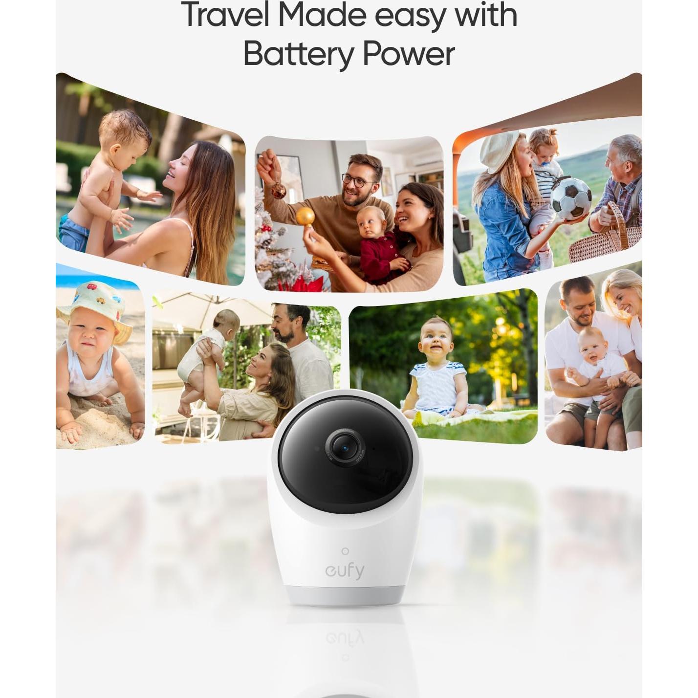 Monitor de Bebé eufy E21 4K UHD Pantalla 5'' Batería 5000mAh