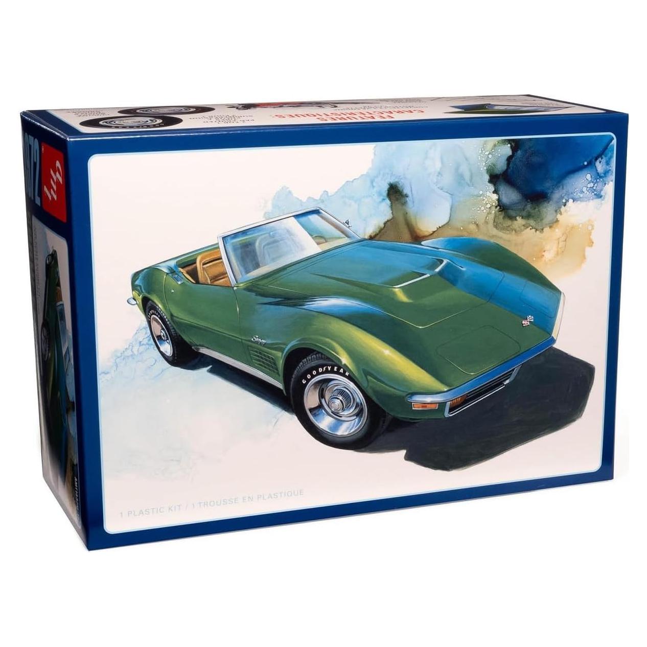 Kit de Modelo AMT 1972 Chevy Corvette 1:25 Detalles