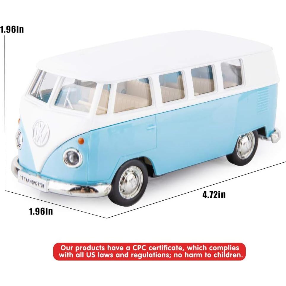 Camión a Escala 1:36 TGRCM-CZ Azul Retroceso Niños