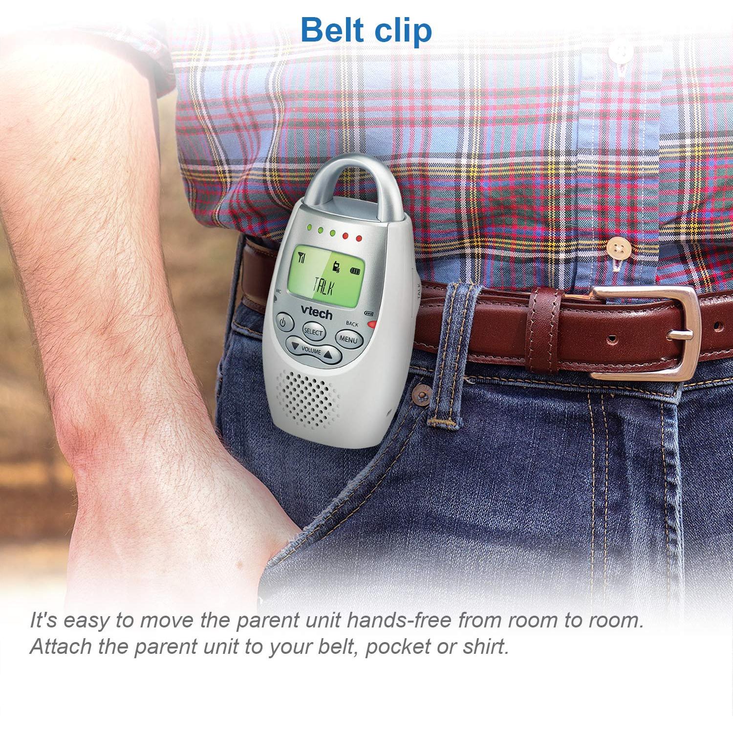 Monitor de Bebé de Audio VTech DM221 con Intercomunicador y Luz Nocturna