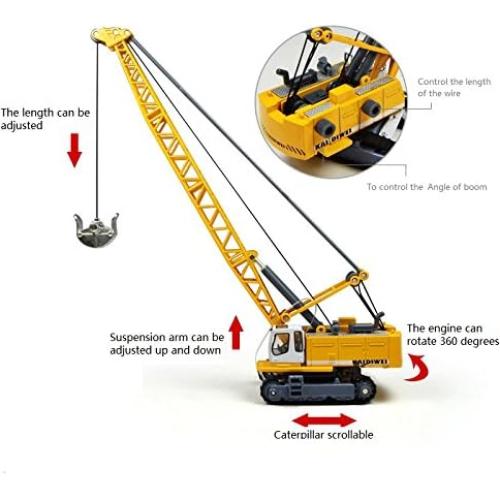 Camión Excavadora a Control Remoto Tipmant 1:87 Amarillo