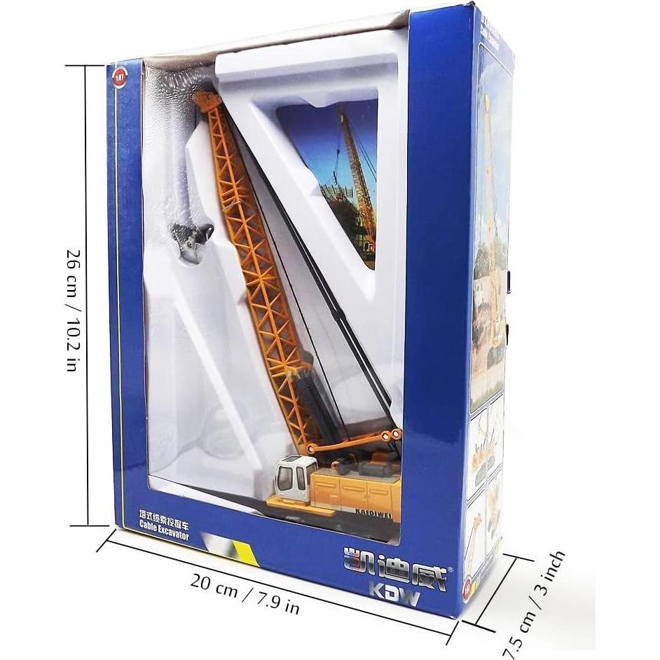 Camión Excavadora a Control Remoto Tipmant 1:87 Amarillo