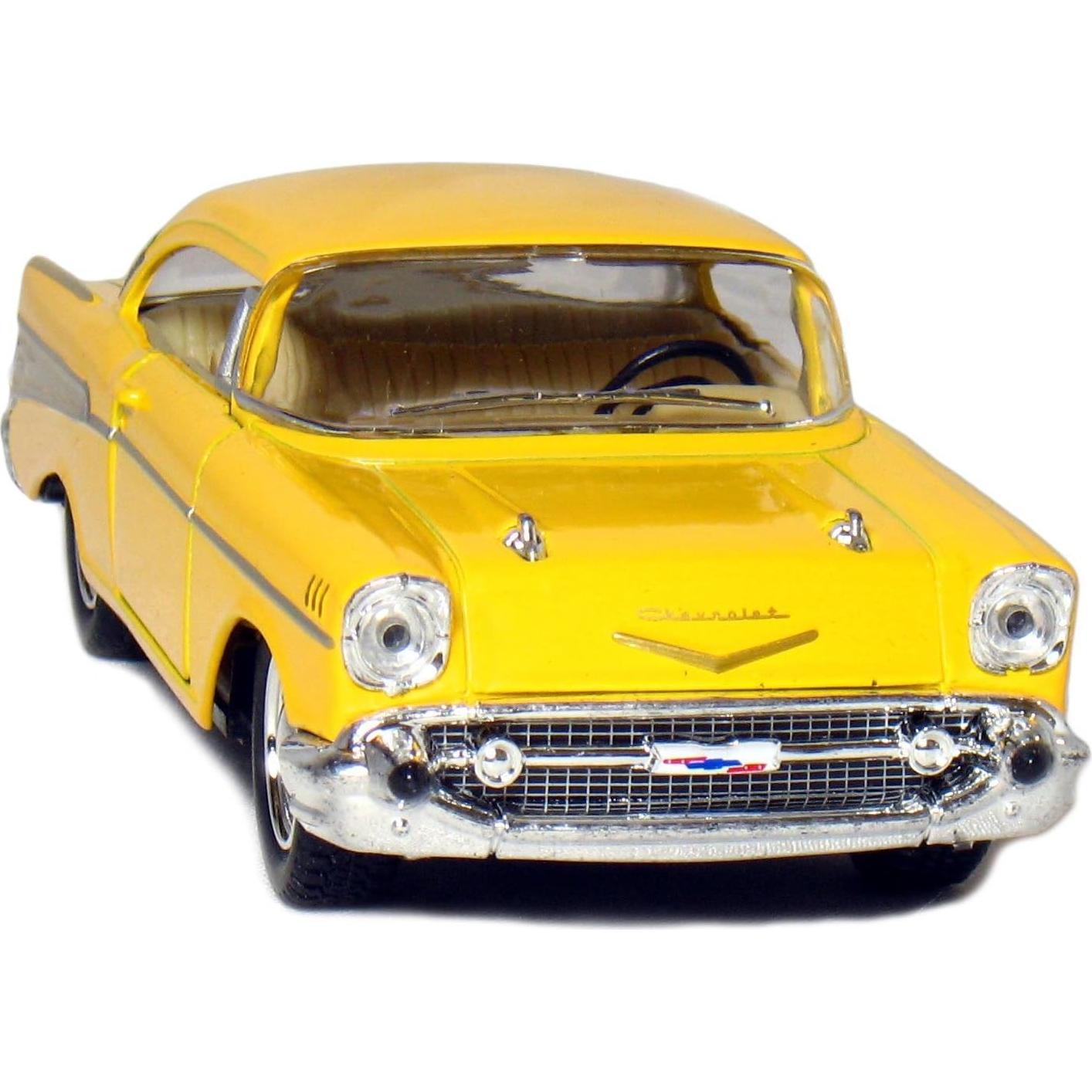 Modelo Coche Clásico Kinsmart Chevy Bel Air 1957 1:40 Metal