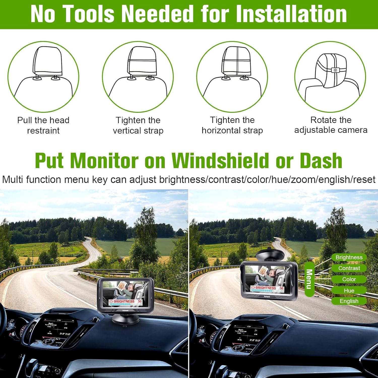 Cámara para Bebé Rohent N06 USB 1080P con Visión Nocturna