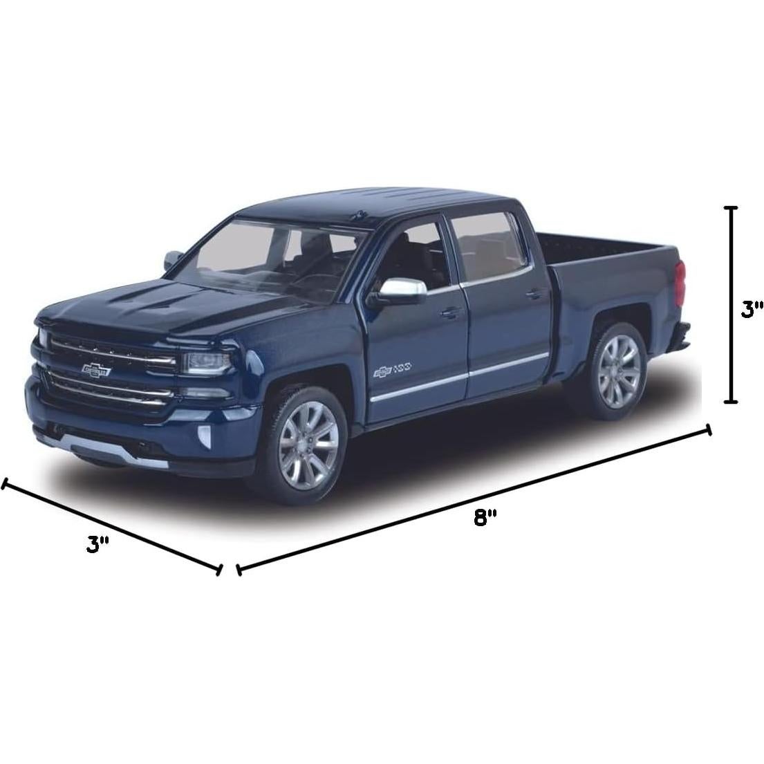 Camioneta Diecast Motormax Chevrolet Silverado LTZ 1:27