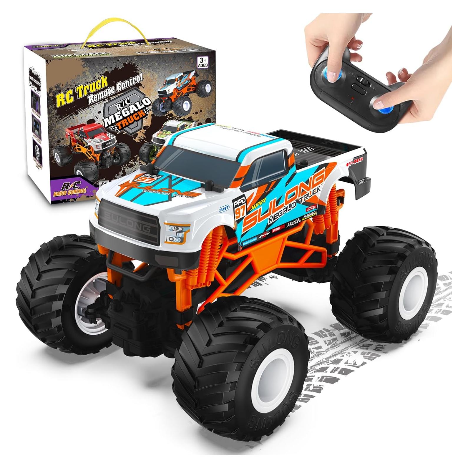 Coche RC Scientoy 1:16 Monstruo 20KM/h Todo Terreno Naranja