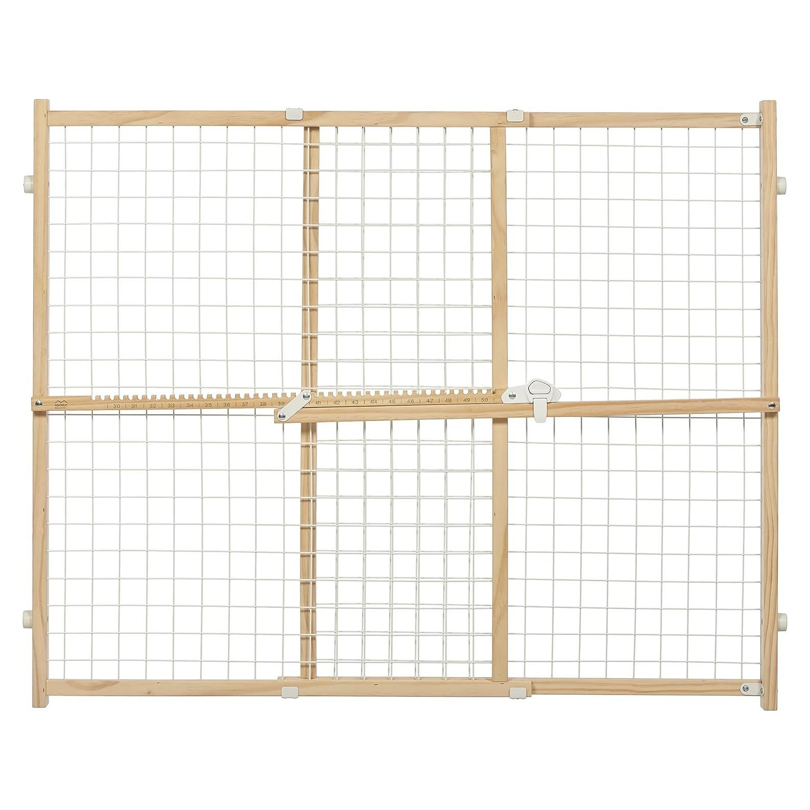 Puerta de Seguridad para Mascotas MidWest 32x73-127cm Blanca