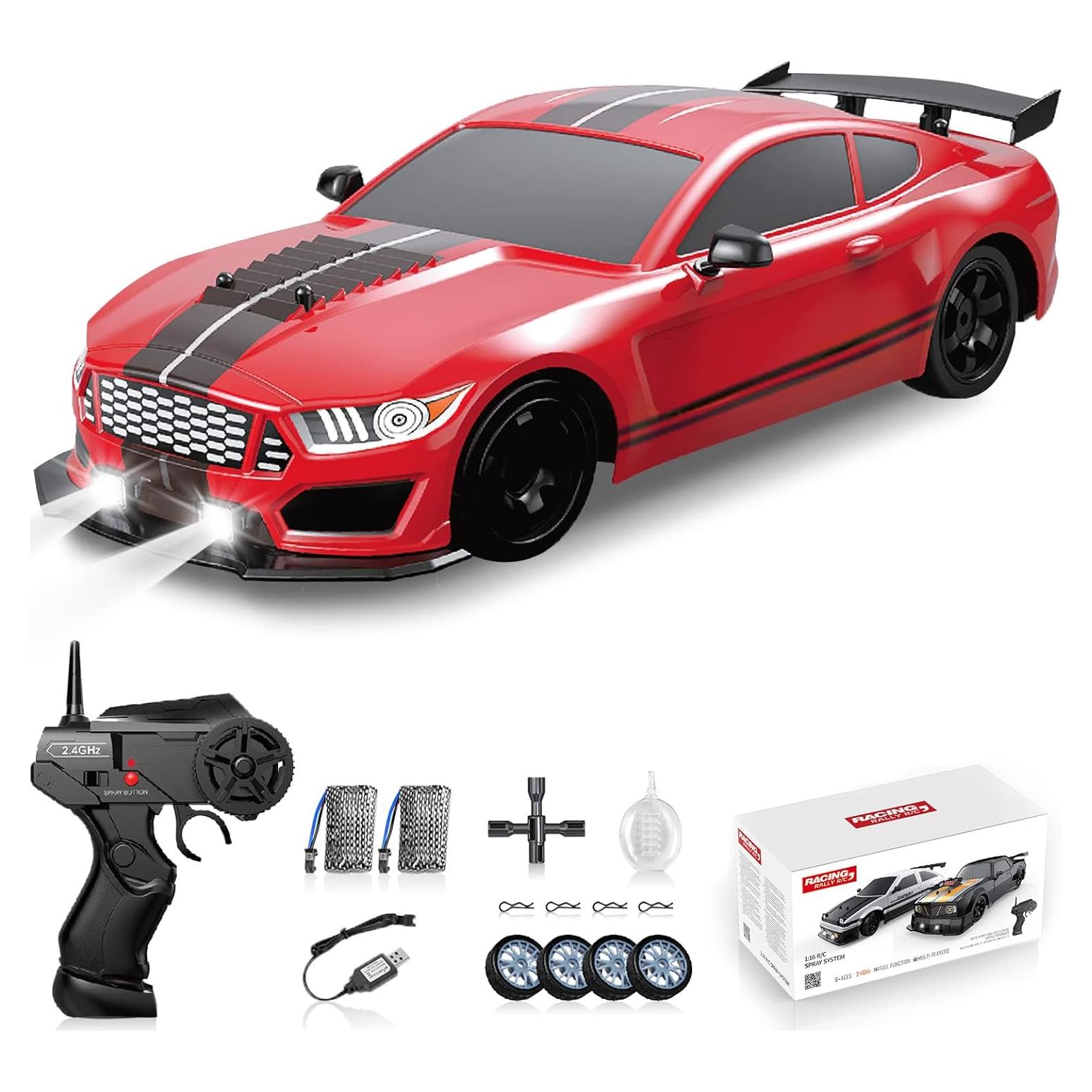 Coche RC Drift Sakeye 1:16 4WD LED 2 Baterías 18KM/H