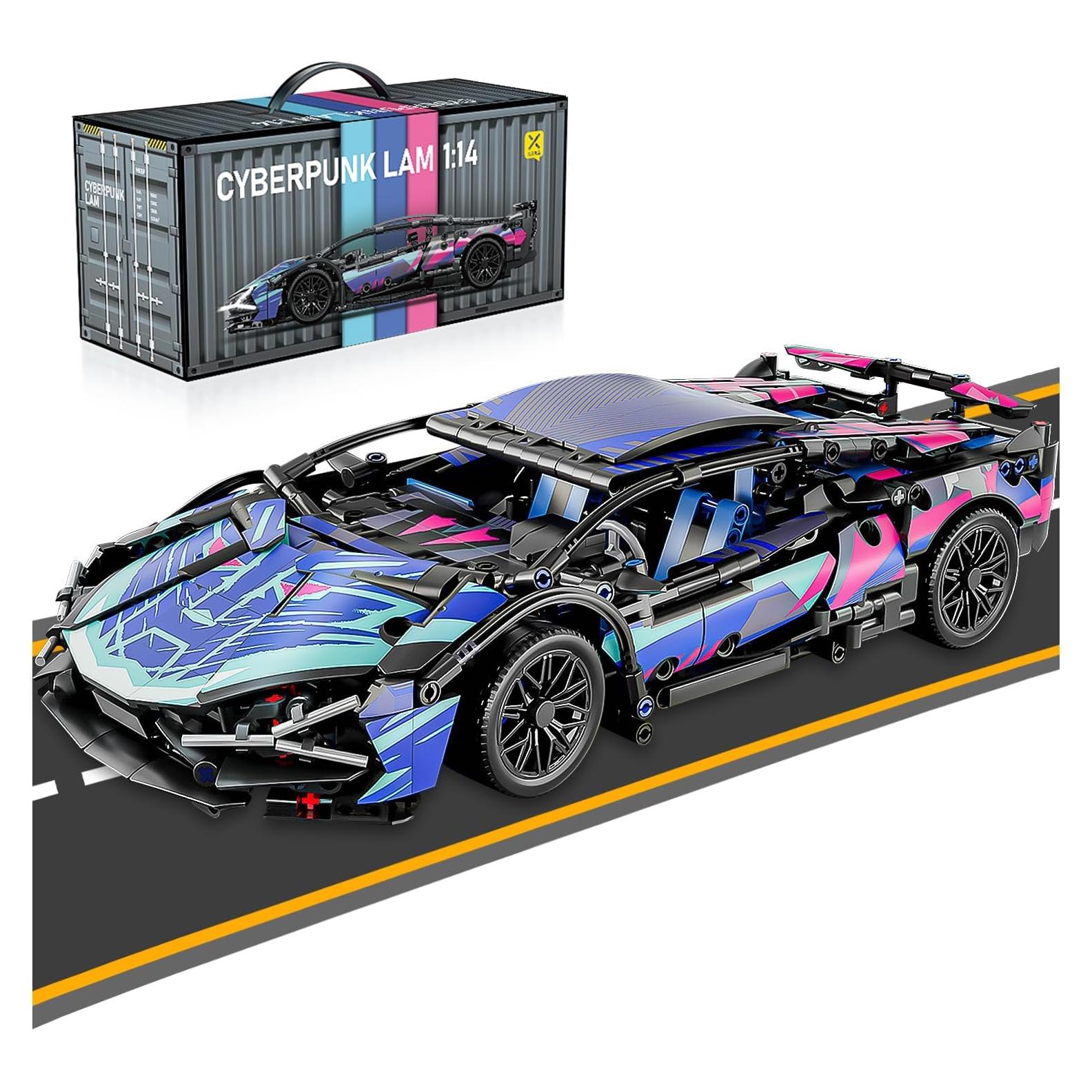 Bloques de Construcción Auto Deportivo PinkBee 1:14 1314 Piezas