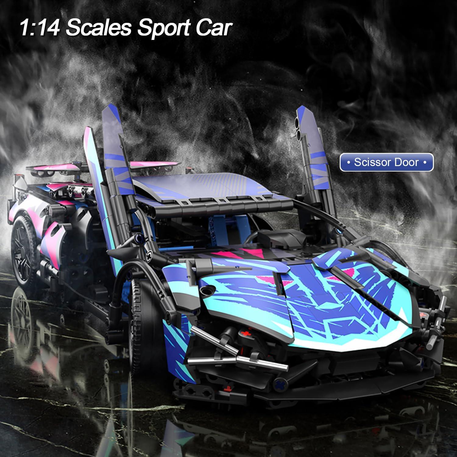 Bloques de Construcción Auto Deportivo PinkBee 1:14 1314 Piezas