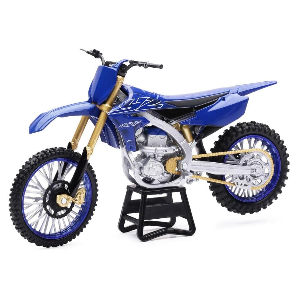 Réplica Motocicleta YZ450F NewRay 1:6 Azul 40.64x14.73cm