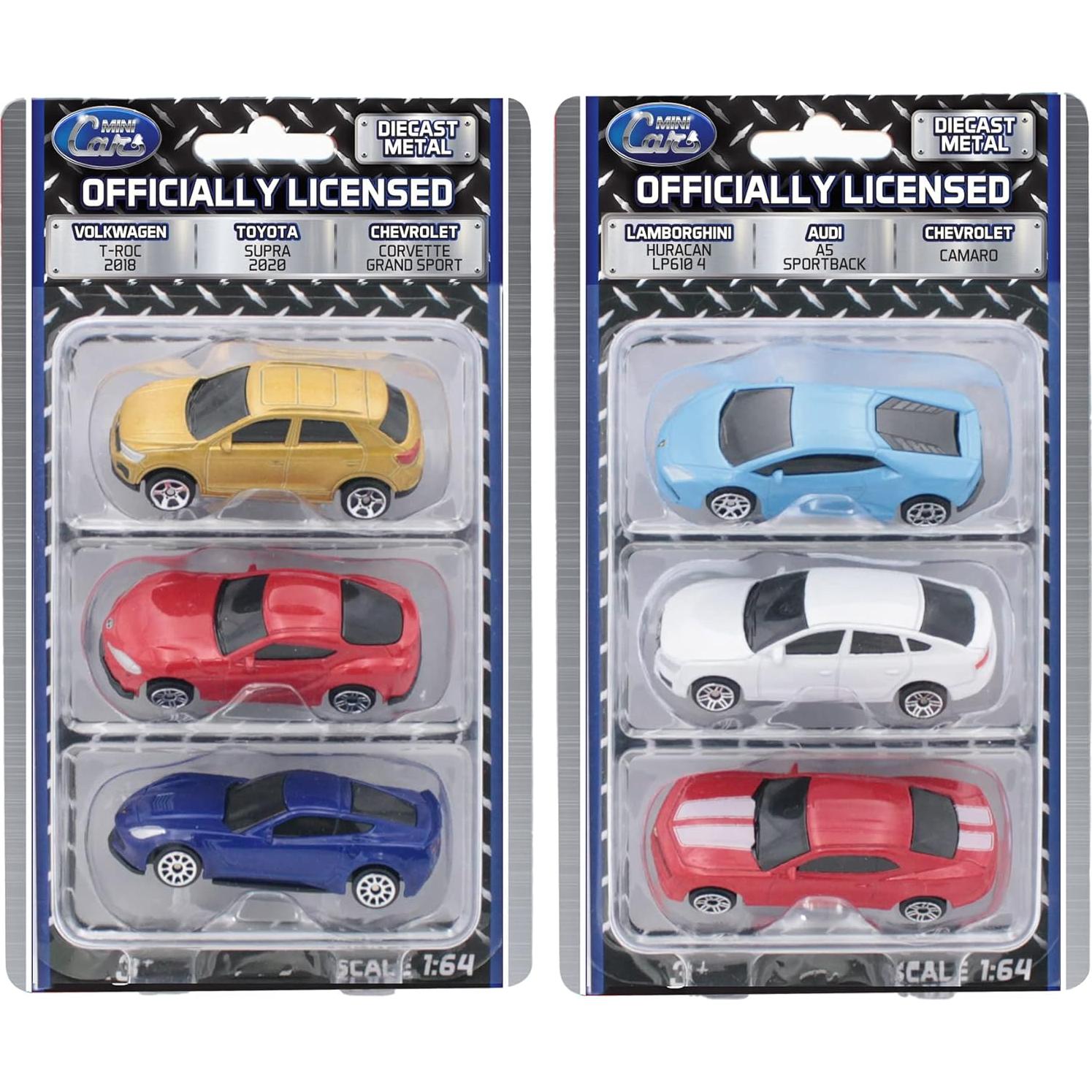 Set de Mini Coches Diecast Just For Laughs 1:64 - 6 Modelos