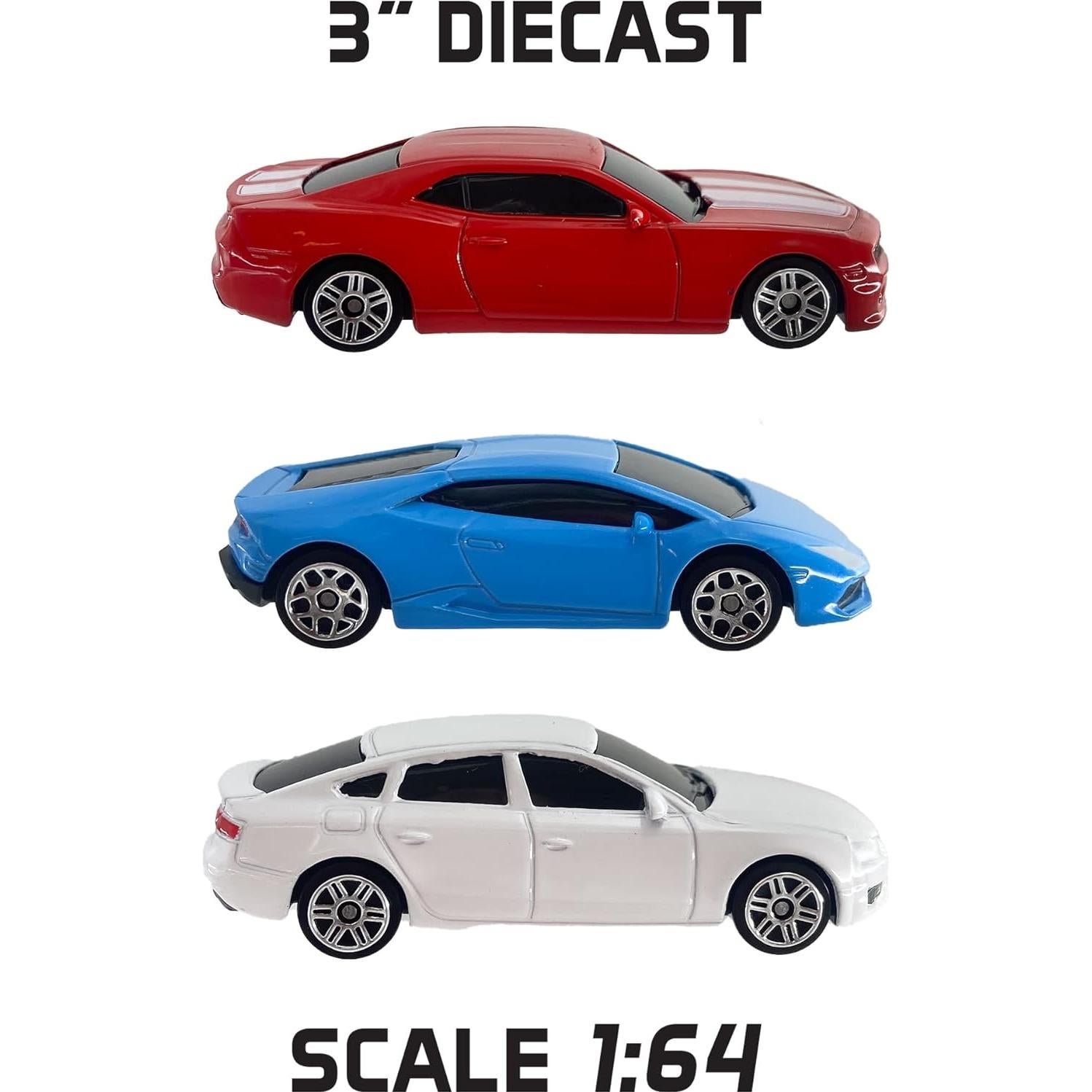 Set de Mini Coches Diecast Just For Laughs 1:64 - 6 Modelos