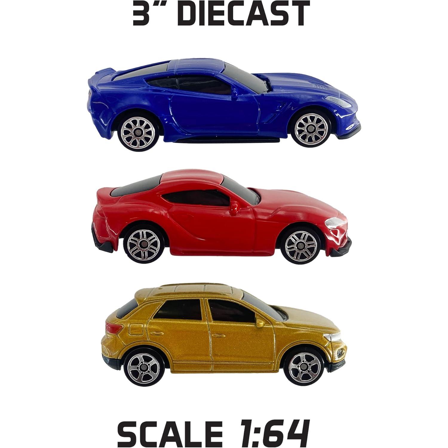 Set de Mini Coches Diecast Just For Laughs 1:64 - 6 Modelos