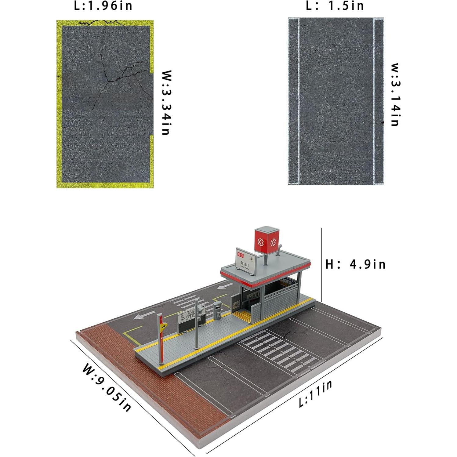 Exhibidor de Autos a Escala 1:64 Malamfans con LED