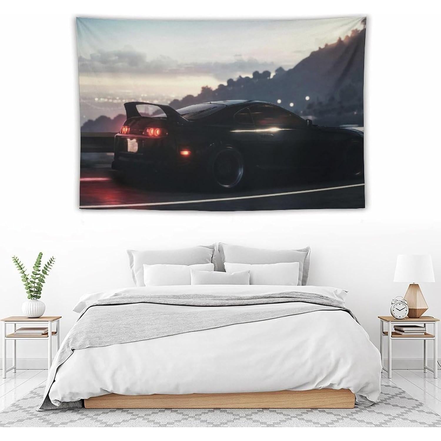 Tapiz Decorativo Coche Deportivo JDM Mk4 152x101 cm