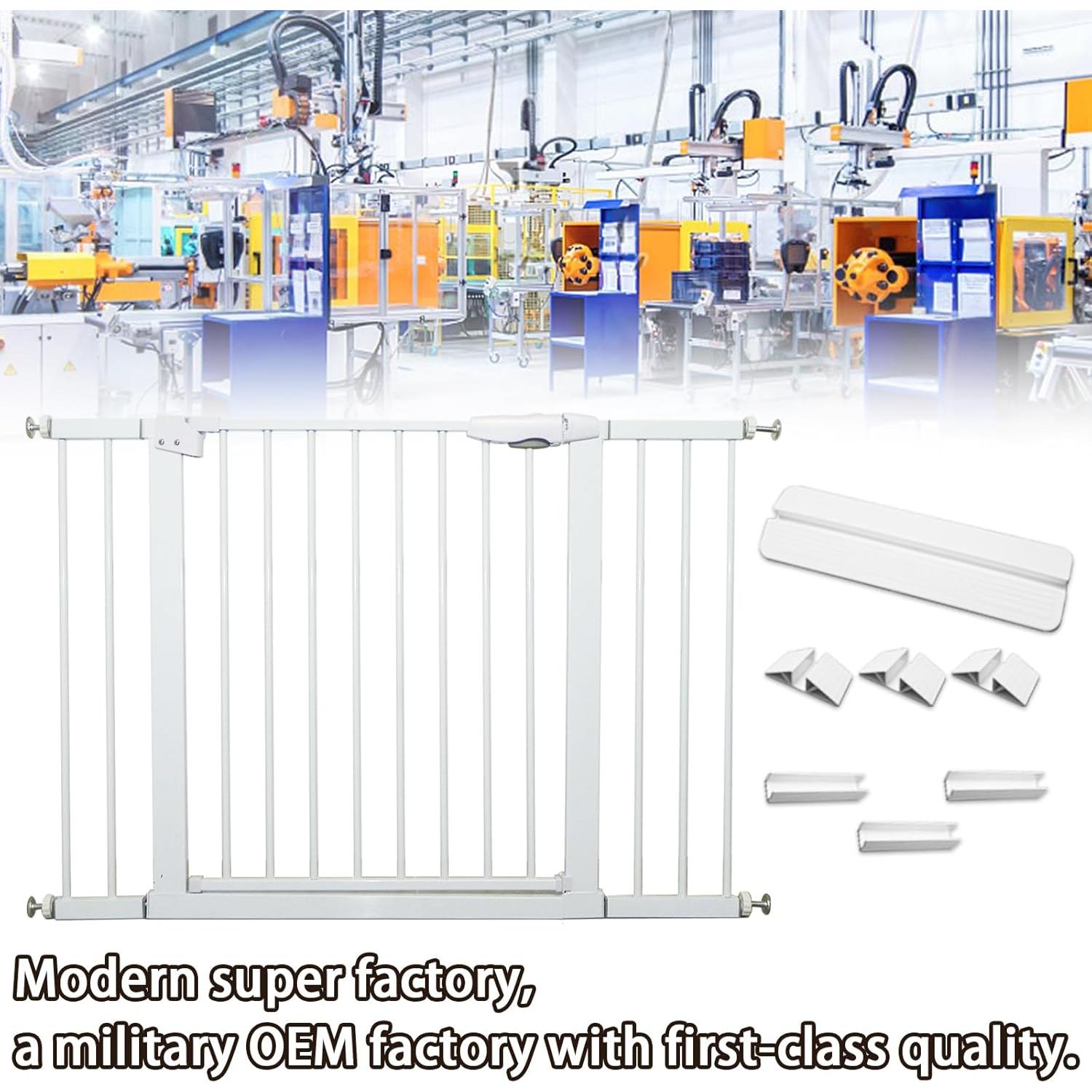 Puerta para Bebés HOOJUKE 57.5-77.5 cm Extra Ancha