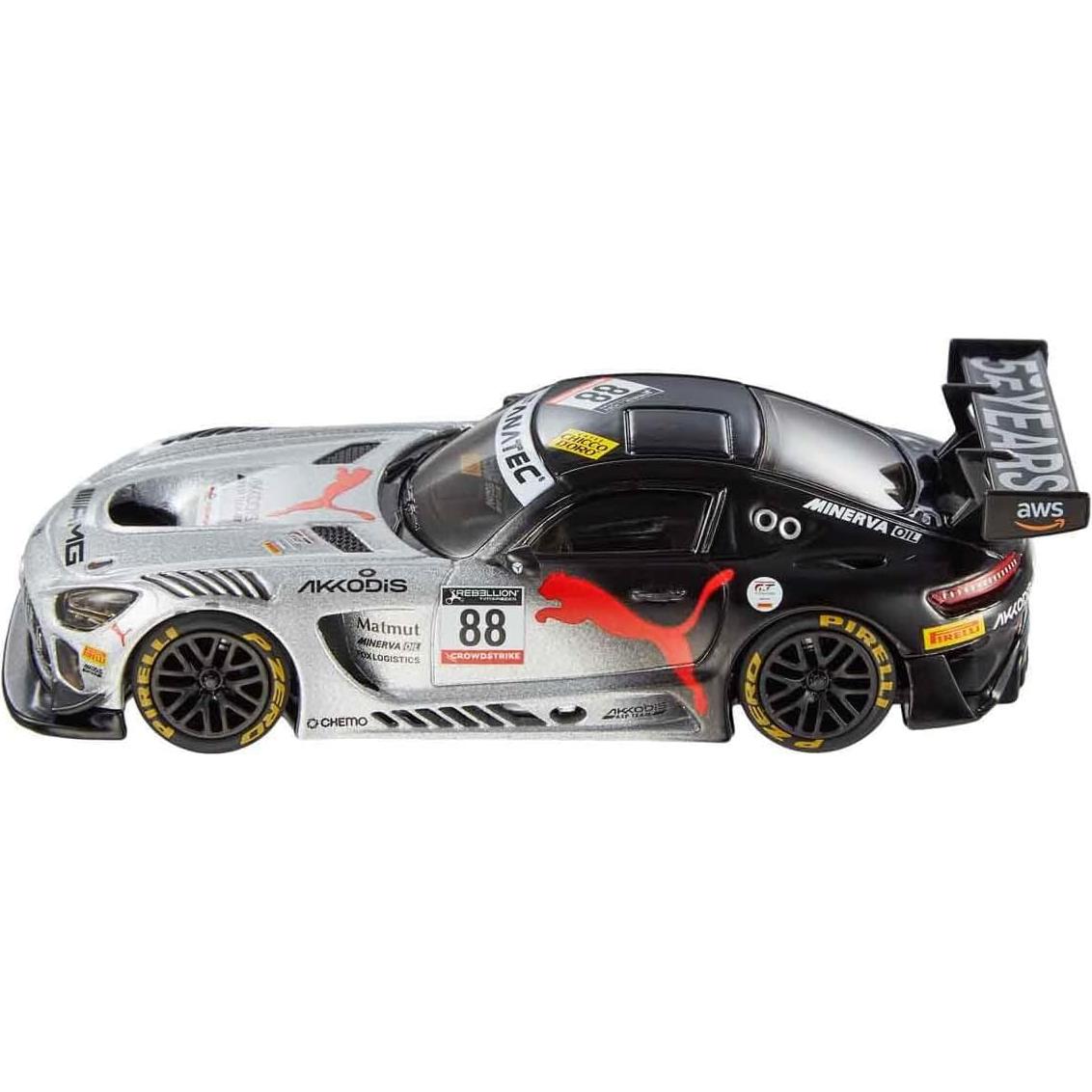 Hot Wheels Mercedes-AMG GT3 Escala 1:43 Detalles Premium