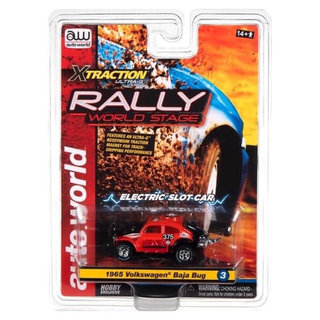 Auto World SC403 R1 Slot Car 1965 Volkswagen Baja Bug 1:64