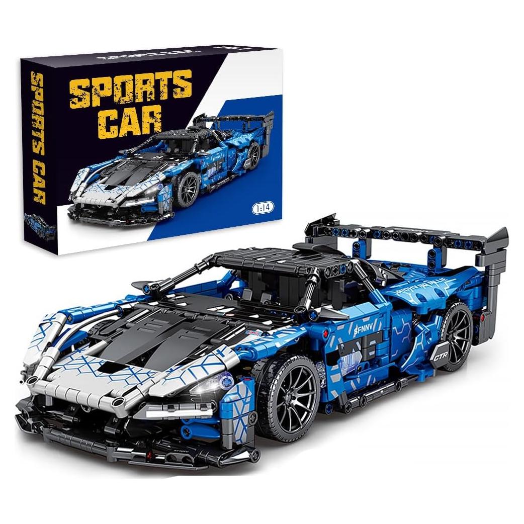 Mesiondy Set de Bloques de Construcción Auto 1:14 1404 Piezas