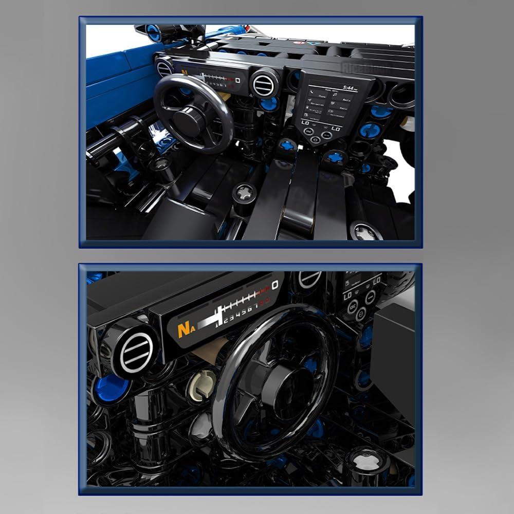 Mesiondy Set de Bloques de Construcción Auto 1:14 1404 Piezas