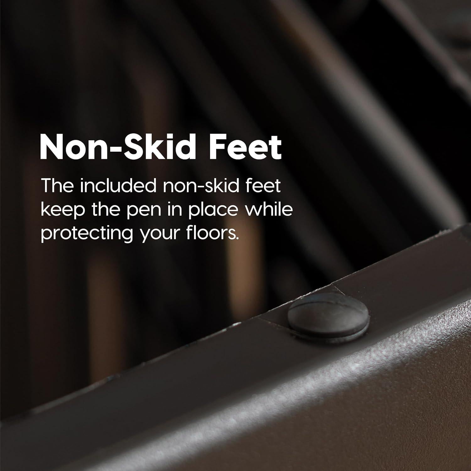 Parque para Perros IRIS USA 4 Paneles 60 cm Negro