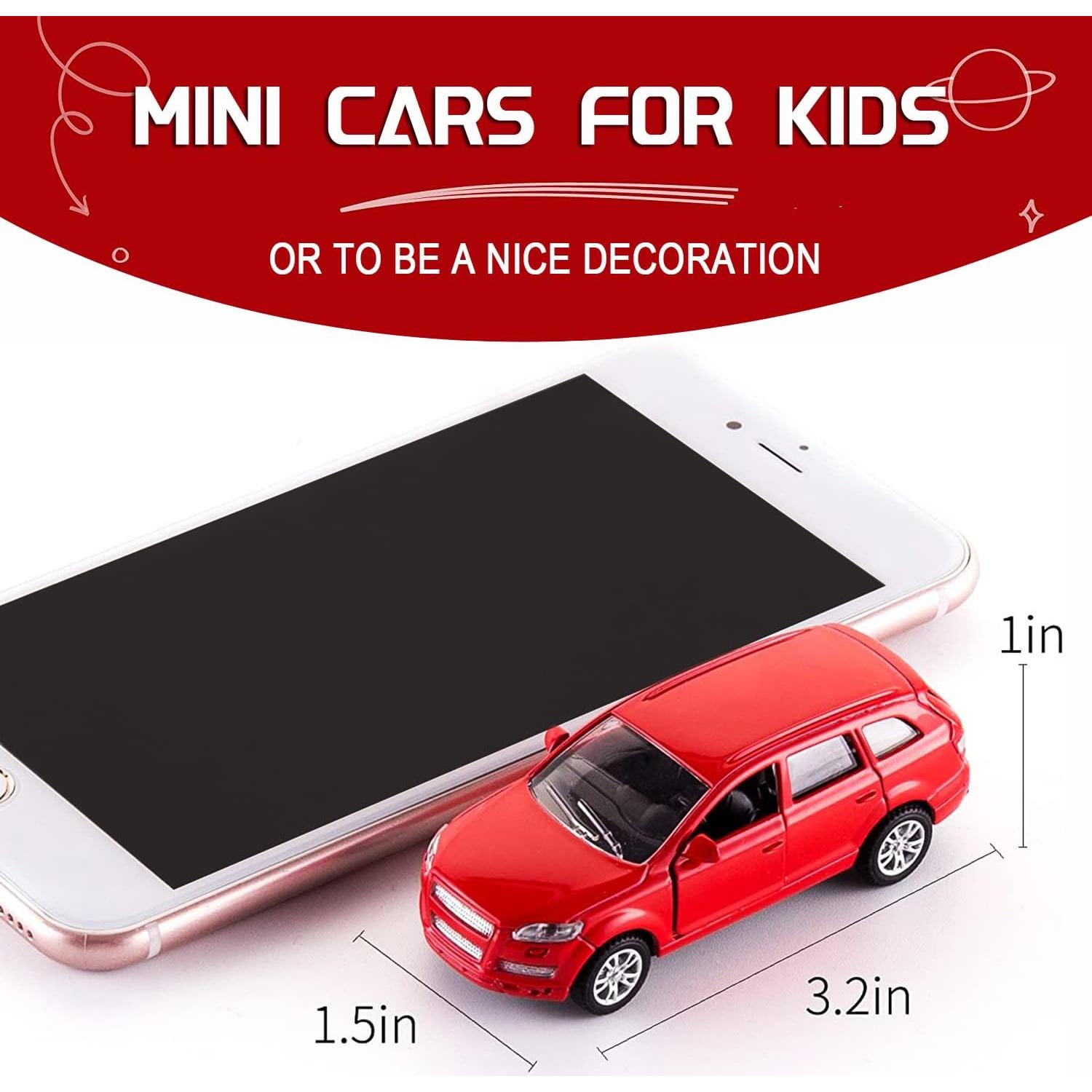 KIDAMI Juego de Coches de Metal Fundido 5 Piezas para Niños