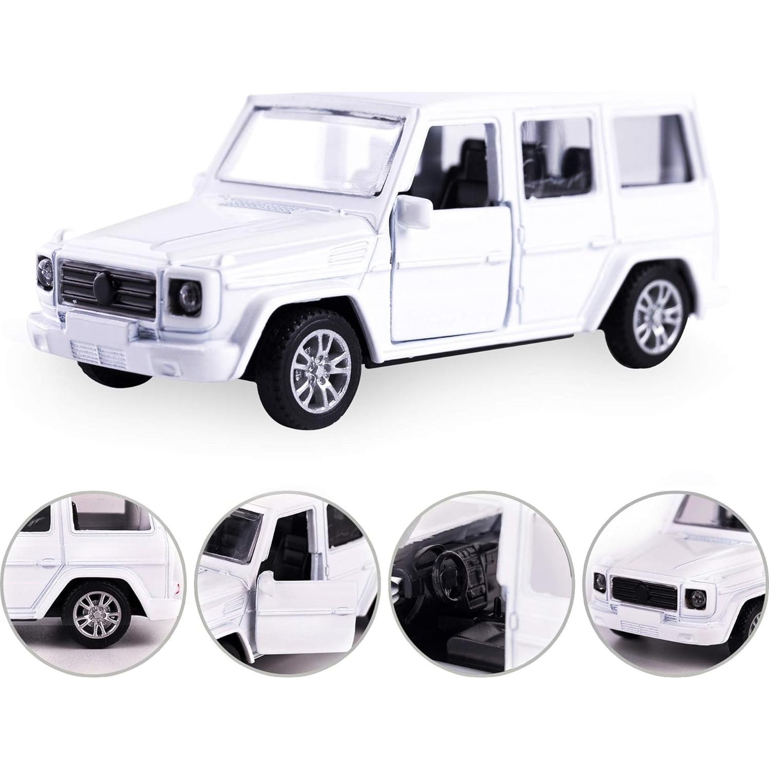 KIDAMI Juego de Coches de Metal Fundido 5 Piezas para Niños