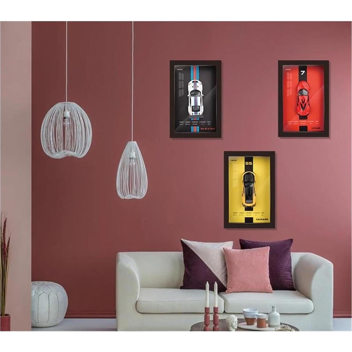 Modelo Coche Deportivo SHAYANZI 1:32 Blanco Decorativo