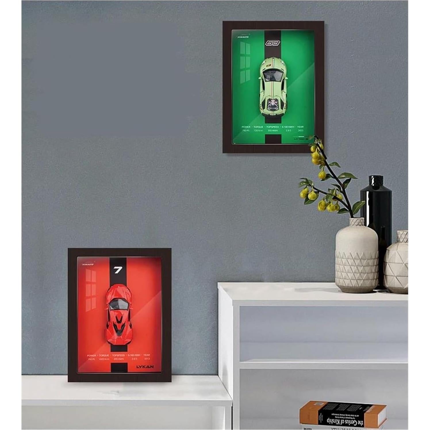 Modelo Coche Deportivo SHAYANZI 1:32 Blanco Decorativo