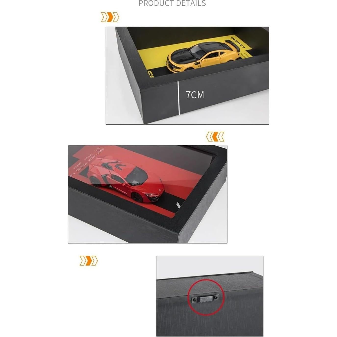 Modelo Coche Deportivo SHAYANZI 1:32 Blanco Decorativo