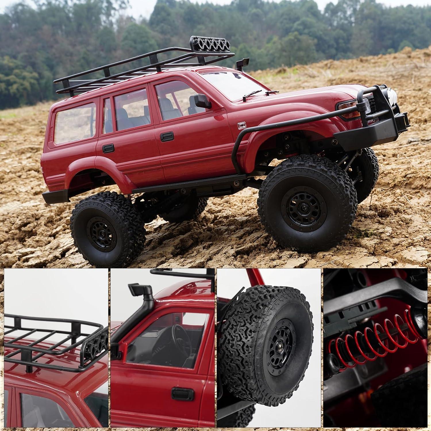 Caminón RC WPL C54-1 4x4 1/16 Off Road Rojo