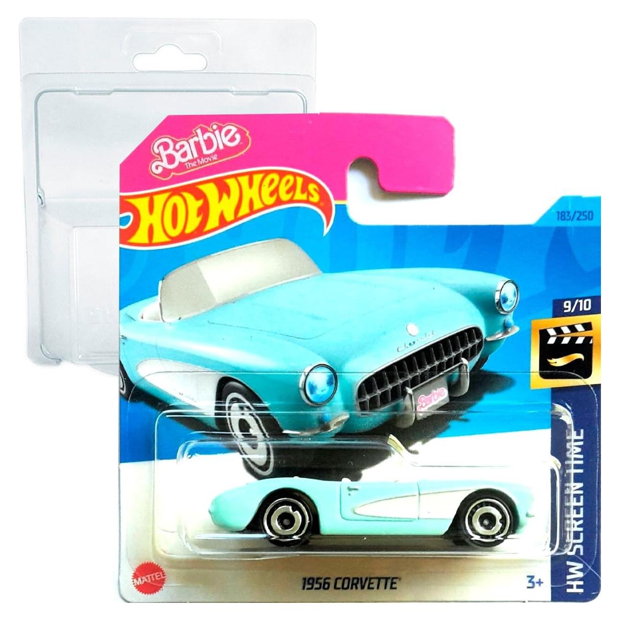1956 Corvette Barbie The Movie 9/10 (183/250) HKK87 Short Card Mattel 2023 + Blister & Card Protector Pack Geek Monkey