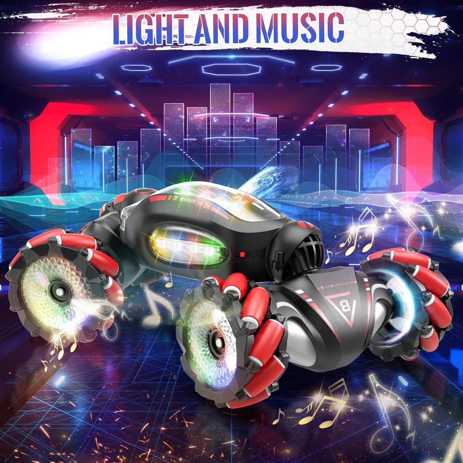 Coche Acrobático RC Fosgoit 4WD 30KM/H Luz y Música