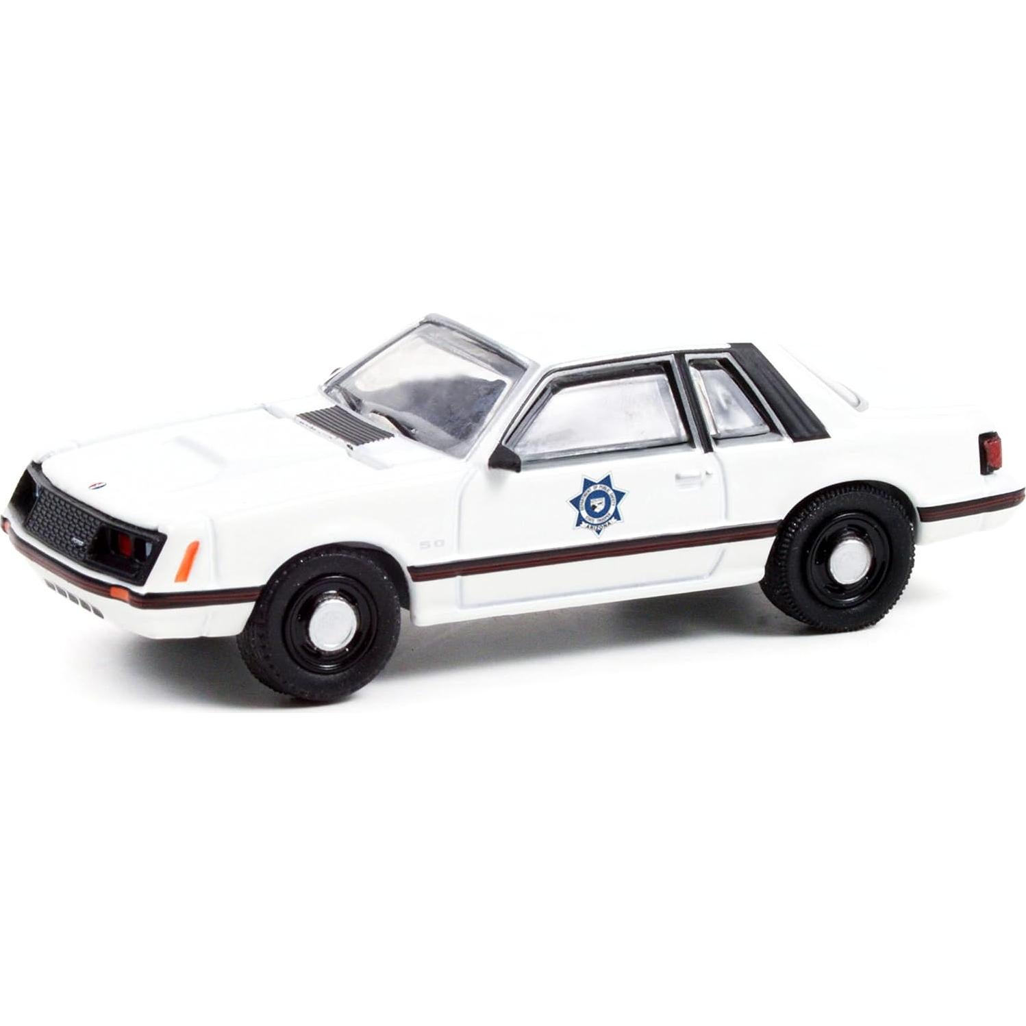 Coche Diecast 1982 SSP Blanco Greenlight 1/64 Detalles Reales