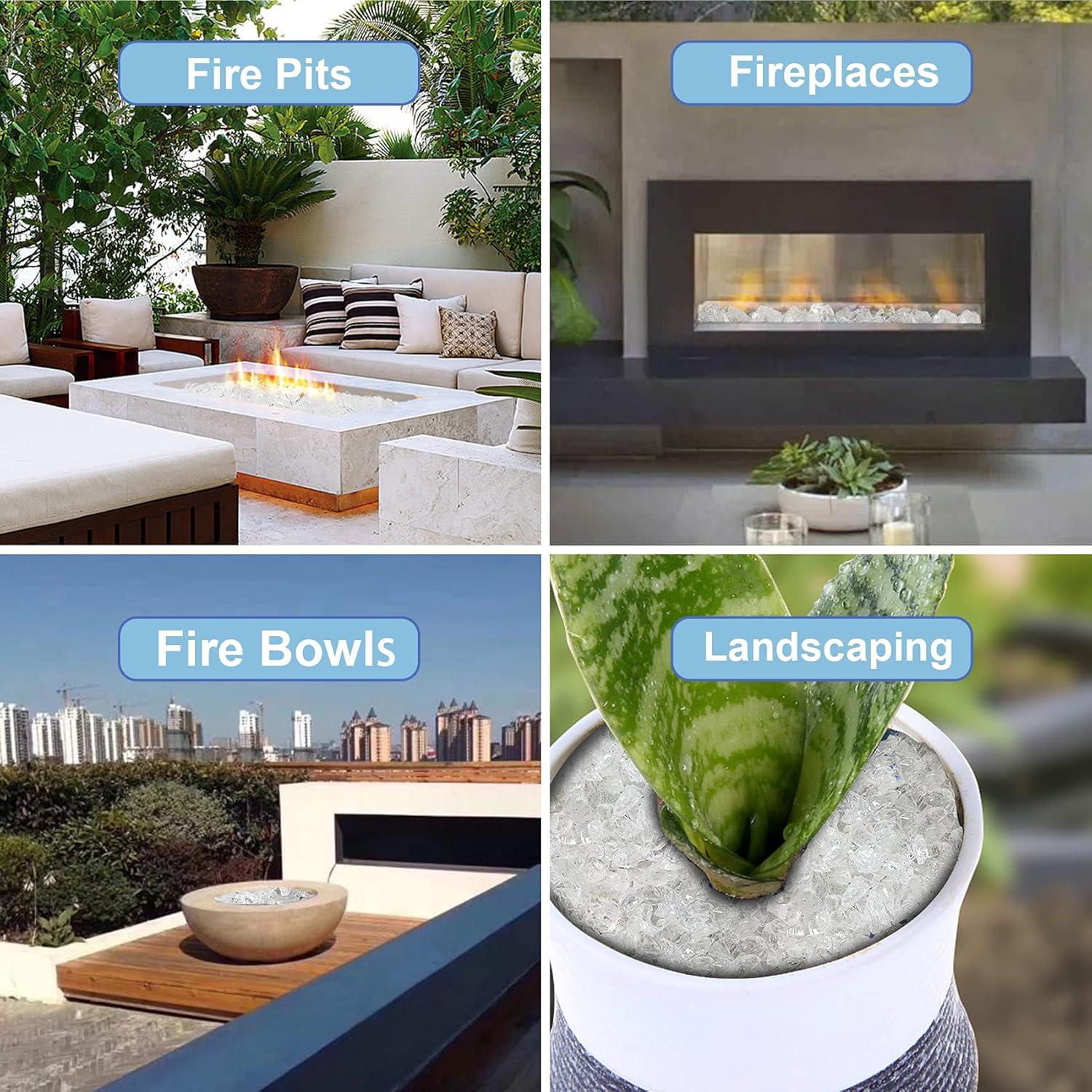 Vidrio de Fuego Reciclado Skyflame 4.55 kg para Fogatas