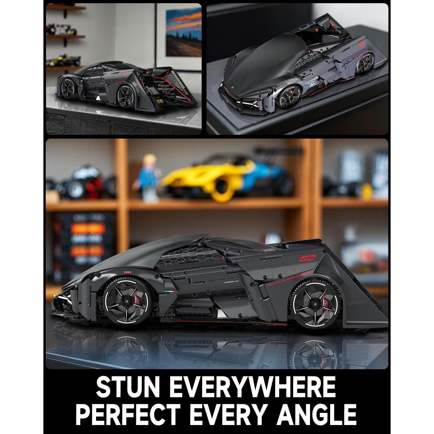 Set de Supercoche de Construcción Jintongbao 10644 2884 Piezas