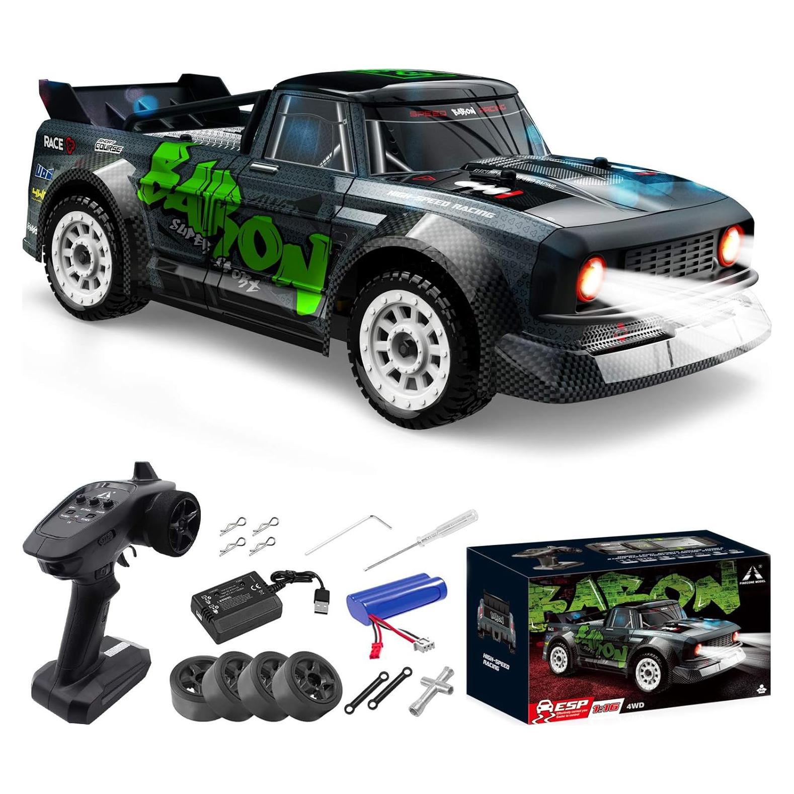Coche RC Fisca 1/16 4WD Alta Velocidad 32.19 KM/H