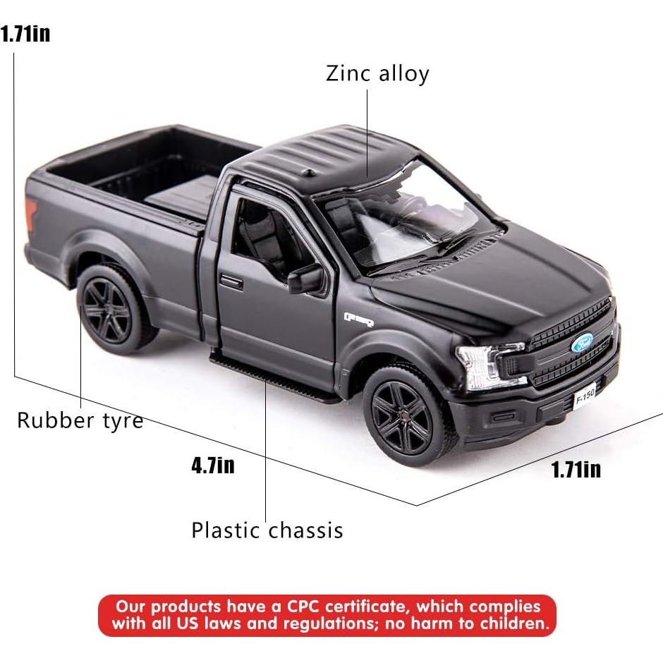 Coche Pickup F150 TGRCM-CZ 1:36 Retroceso Negro