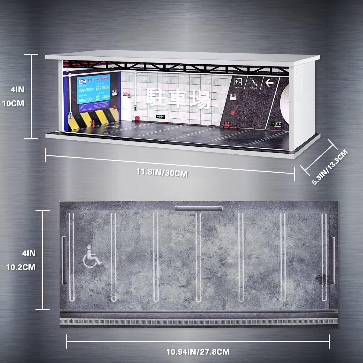 Caja de Exhibición Malamfans 1/64 con Luces LED y Acrílico