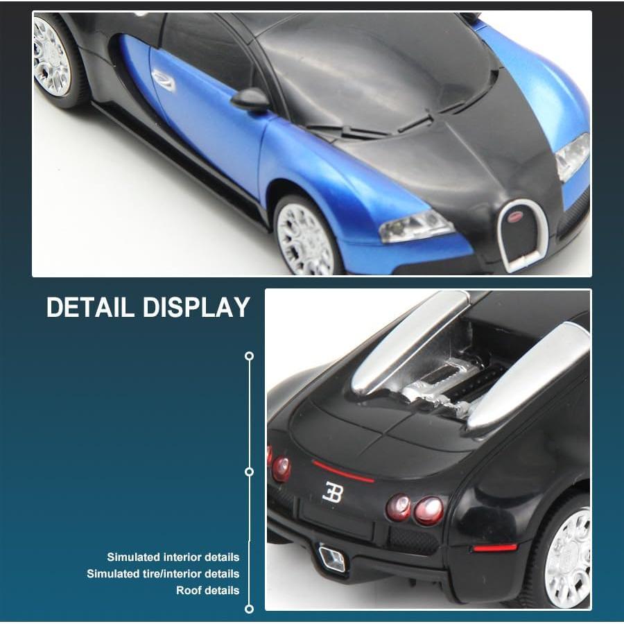 Coche RC Vinie Bugatti Veyron 1:24 con Luces LED