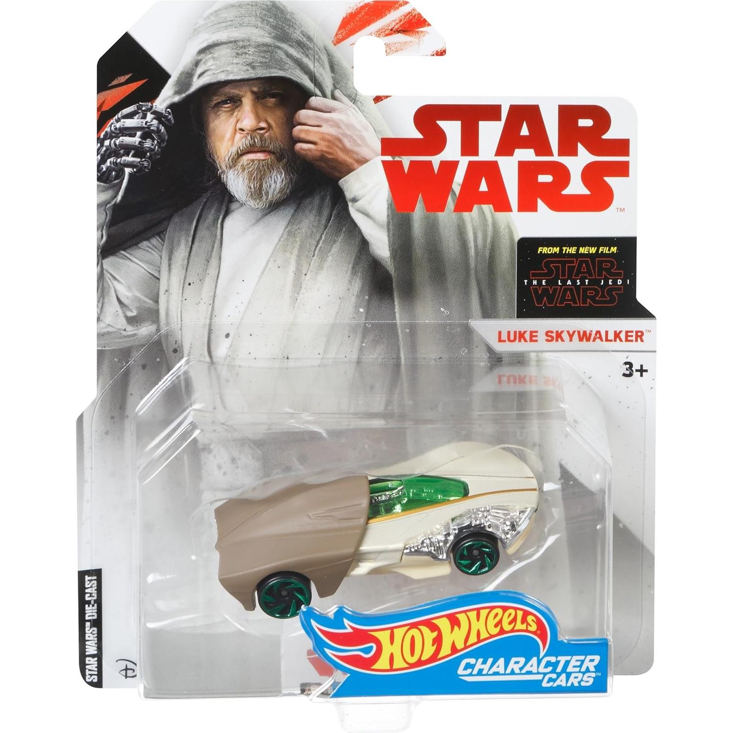 Auto Hot Wheels Star Wars Luke Skywalker 1:64 Mattel