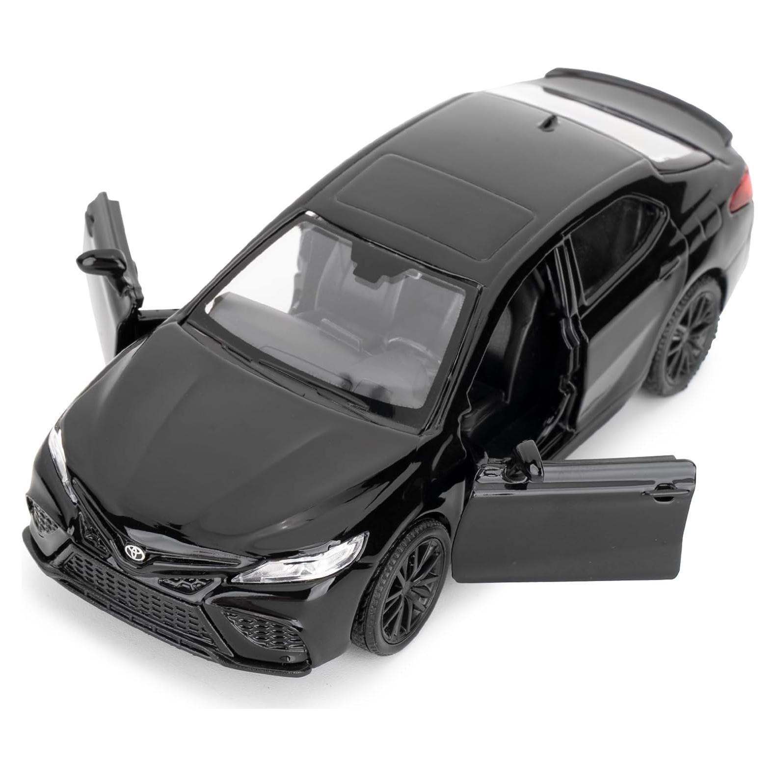 Coche Diecast Camry XSE LOVEPOSELY 1:36 Retroceso Negro